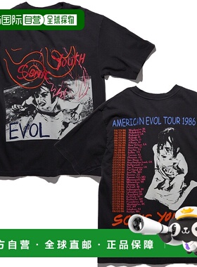 1h可退 日本直邮FREAK'S STORE SONIC YOUTH EVOL专辑T恤 1026095