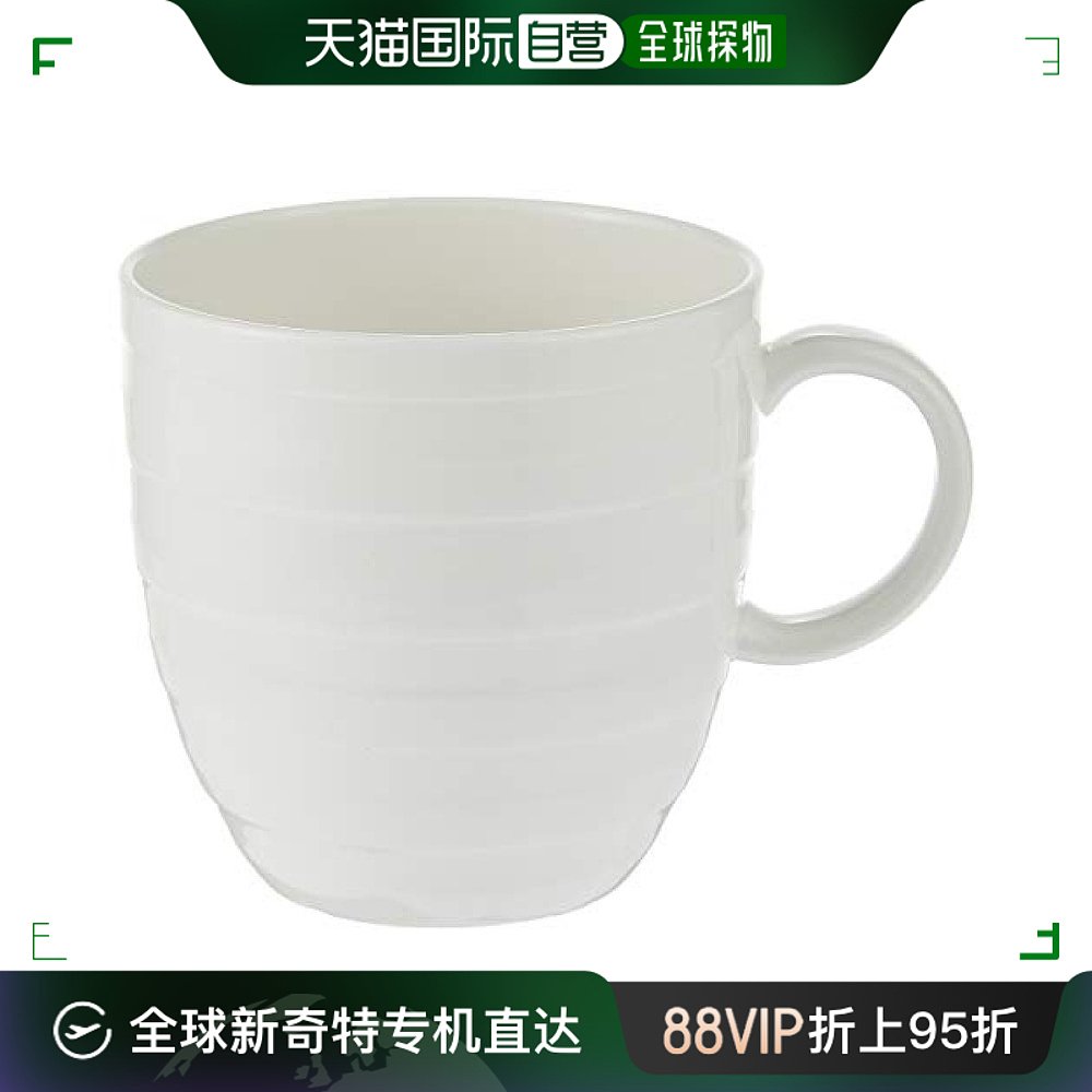 日本直邮【日本直邮】Narumi鸣海咖啡杯白色 360cc 40610-293