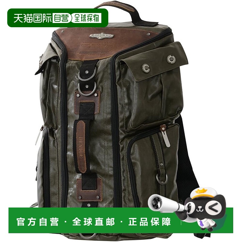 【日本直邮】DEVICE 三用背包 双肩包 附4个口袋 斜挎包卡其