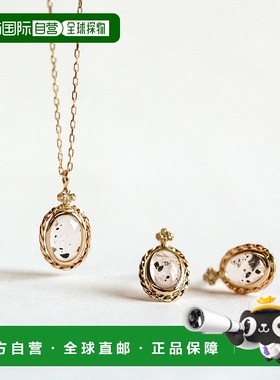 1h可退 日本直邮cui-cui天然点纹粉晶钻石项链K10YG782936cuicui