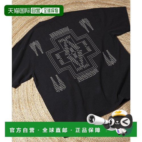 1h可退 日本直邮PENDLETON 男士特别定制款背部刺绣圆领T恤 10262