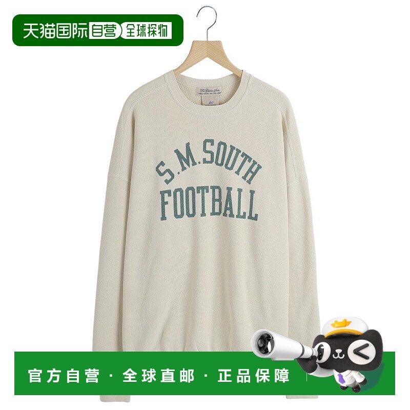 1h可退 日本直邮REMI RELIEF 男士特别定制款宽松版印花圆领卫衣