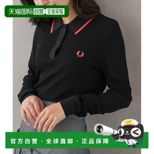 女装 PERRY 修身 针织POLO衫 胸 1h可退 落地感面料 日本直邮FRED