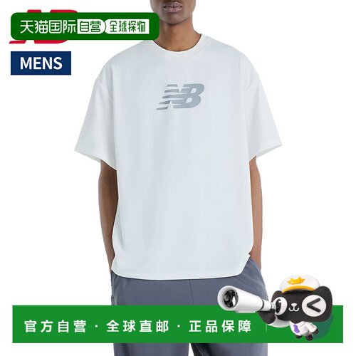 日本直邮New Balance NB Logo 男士短袖T恤 MT62K9KF-SST 春夏款
