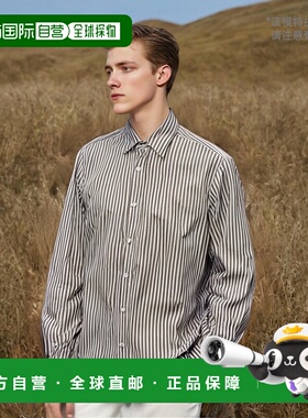 1h可退 日本直邮ERRICO FORMICOLA 男士HUGO TONDO条纹衬衫 舒适