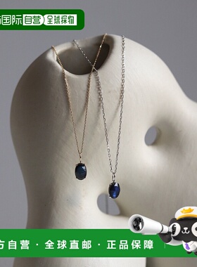 1h可退 日本直邮cui-cui 男女同款 拉布拉多石/黑玛瑙 K10金 项链