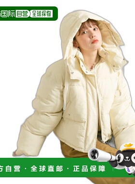 1h可退 日本直邮KBF 女士短款中棉连帽外套 KB4727R010