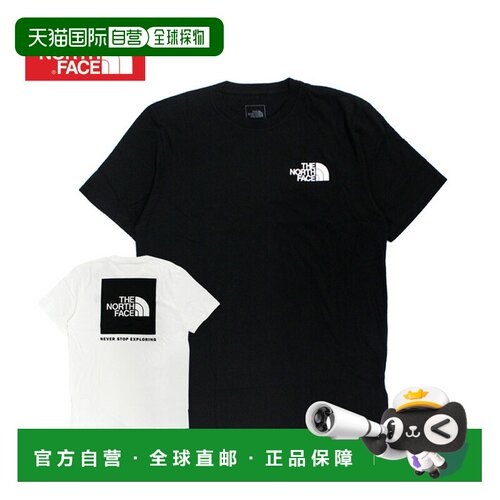 日本直邮The North Face 男士短袖短袖T恤LogoMS/S BOX NSE TEE B