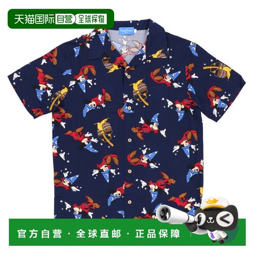日本直邮Disney 夏威夷衬衫 中性款