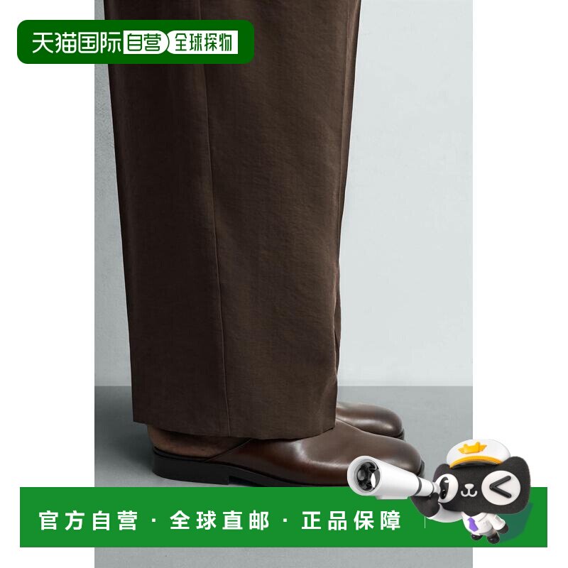 日本直邮Zara皮革穆勒鞋