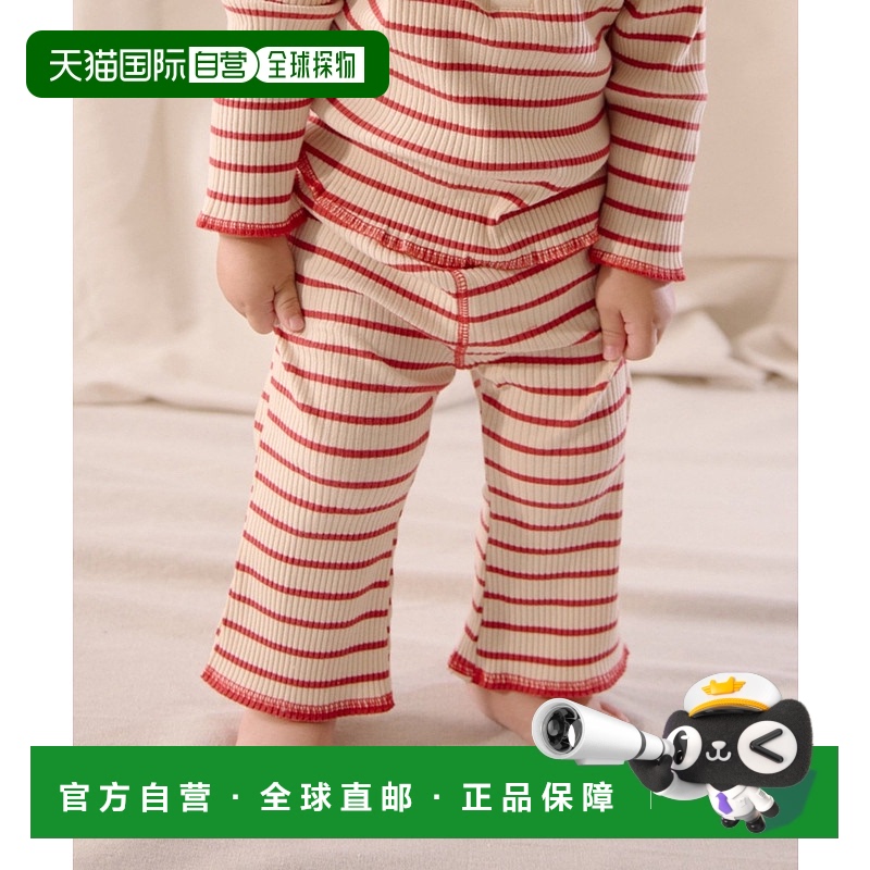 1h可退 日本直邮CIAOPANIC TYPY 儿童 伸缩舒适 边界条纹连体裤 T