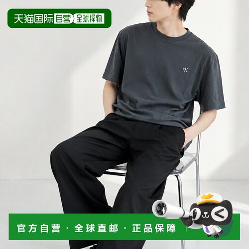 日本直邮Calvin Klein Jeans SS EASY MONOGRAM TEE 男士圆领短袖