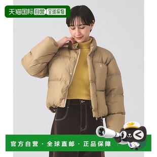 1h可退 日本直邮GYMPHLEX 女士 羽绒90% 短款立领夹克 可调节下摆