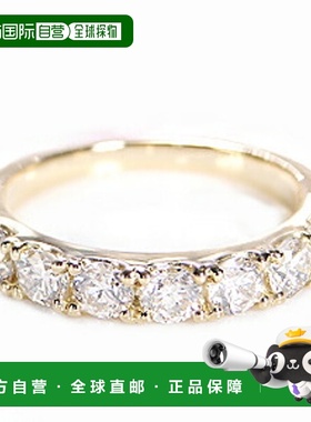 日本直邮(ber-ed-0253) 永恒戒指 1.00 克拉钻石戒指 18k 半永恒