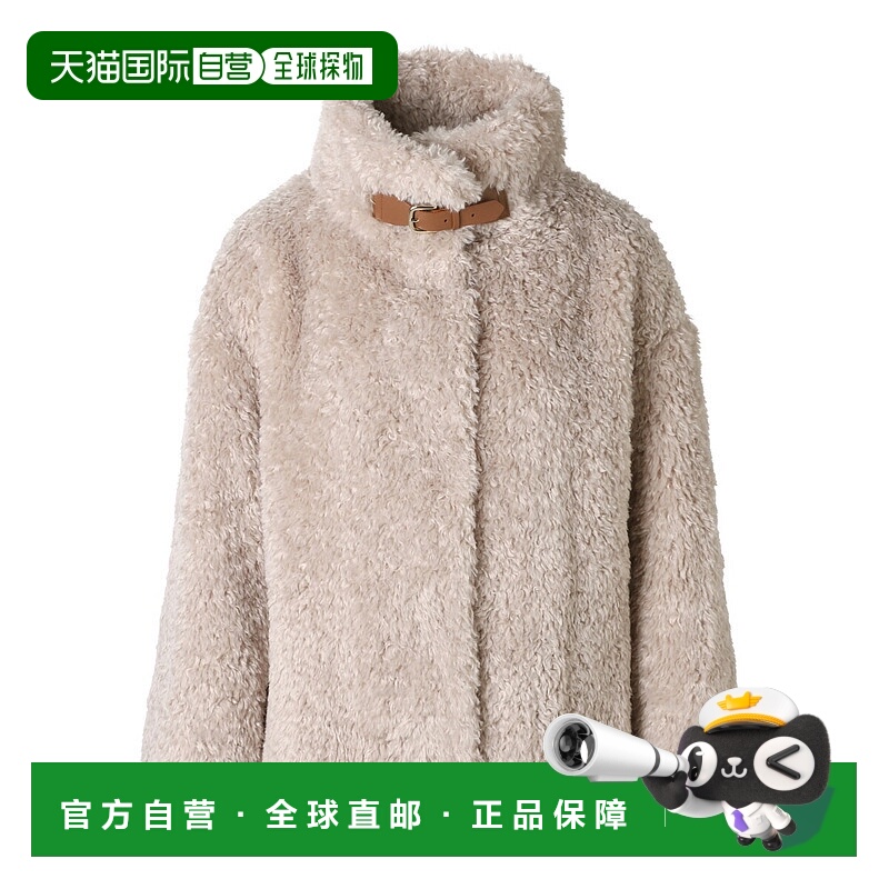 日本直邮HERNO 女士米色蟒蛇皮夹克加大码可选gi000331d 12421 19