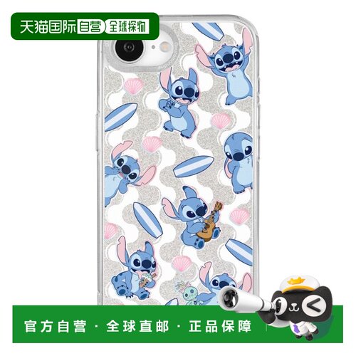 日本直邮Disney 史迪奇相机框iPhone 16e对应手机壳 DNG-286ST