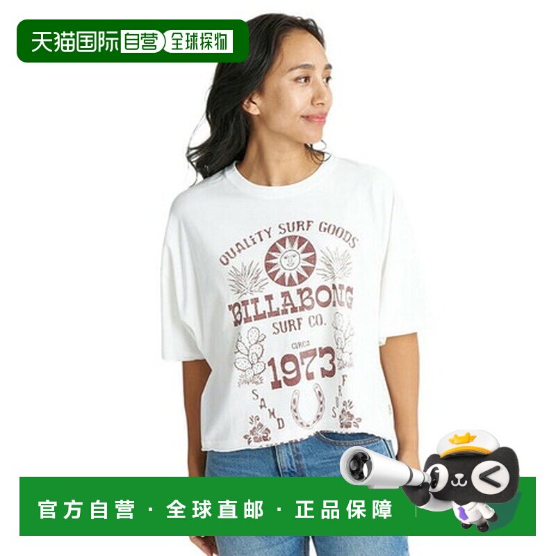 日本直邮BILLABONG（女士）SUN ECHOES宽松短款清凉速干T恤 26SU图片