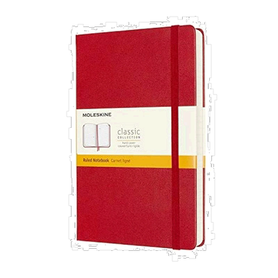 【日本直邮】MOLESKINE 笔记本 精装Expanded 400张横线大码猩红