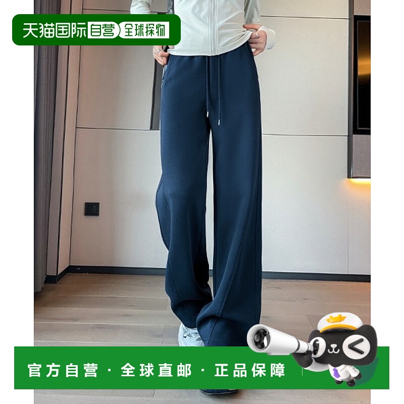 1h可退 日本直邮SEU 女装 宽松抽绳卫裤 侧边口袋美脚长裤 hd51x1