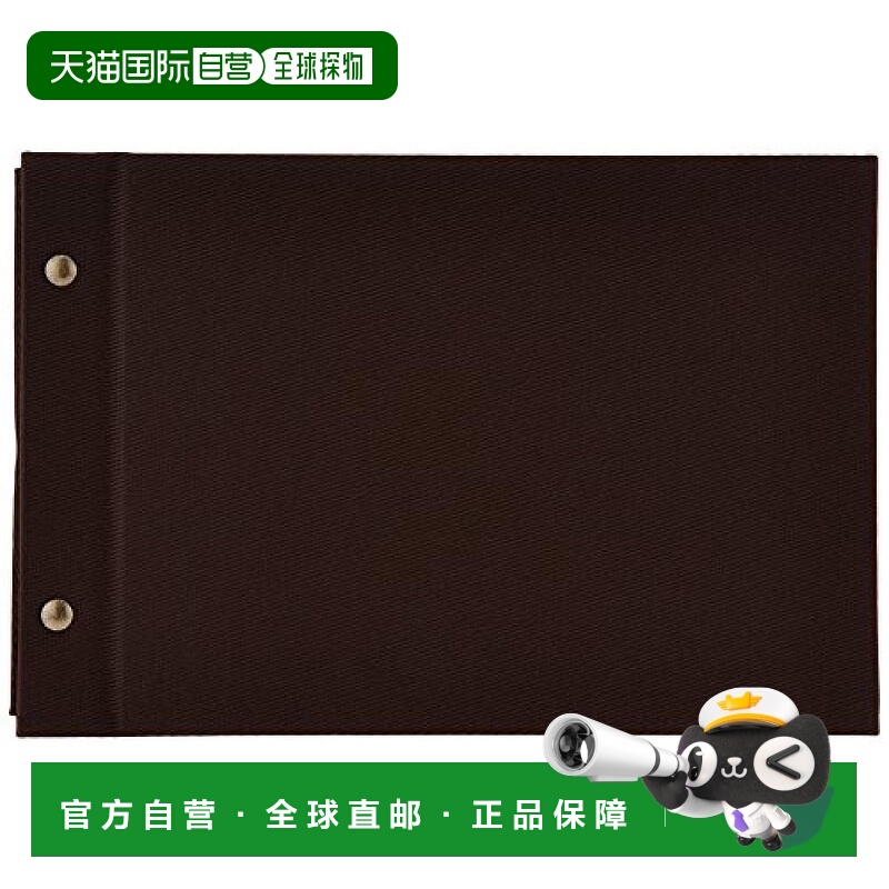 【日本直邮】Nakabayashi仲林 钉扣封面 A5 相册 棕色 TER-A5F-12