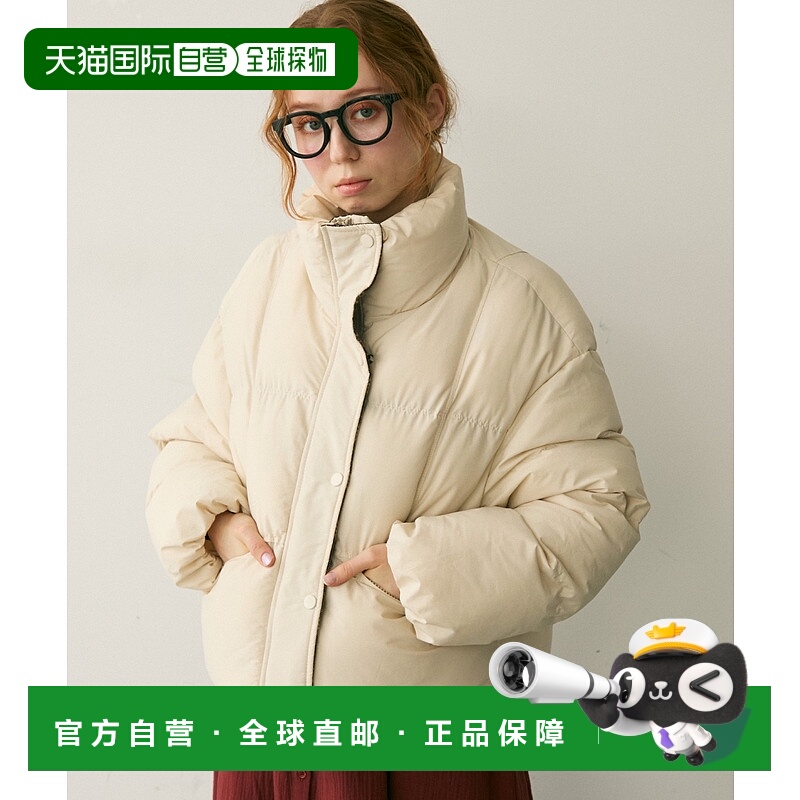 1h可退 日本直邮Crisp 女装 格纹绗缝夹克 高领拉链设计  c8k3706