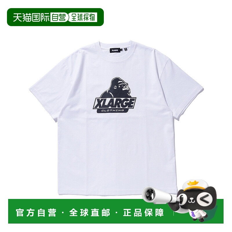 1h可退 日本直邮XLARGE 男女同款 OG logo 短袖T恤 半袖圆领 1012