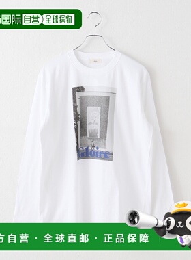1h可退 日本直邮IENA 女装 联名Shimazaki Masahiro摄影印花长款T