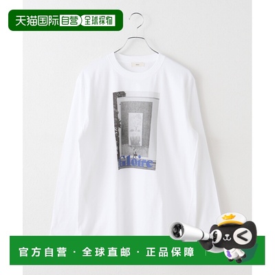 1h可退 日本直邮IENA 女装 联名Shimazaki Masahiro摄影印花长款T