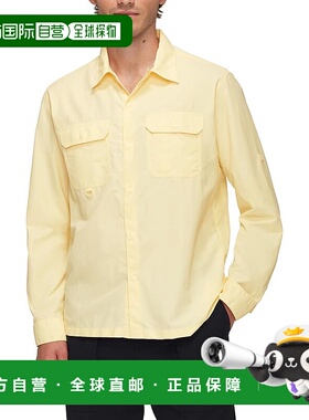 【日本直邮】猛犸象 长袖衬衫 亚洲版男款 男装米黄色 1015-01630