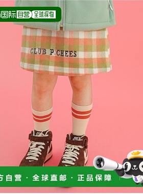1h可退 日本直邮P:chees 儿童 起毛A字裙 内裤一体式 双口袋 裾边