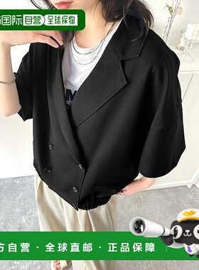 日本直邮Classical Elf 技术亚麻素材双开领衬衫夹克 [C04519EW01