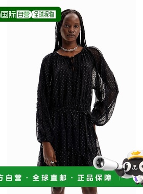 日本直邮Desigual LUA长款长袖连衣裙 [DE819EW23541]