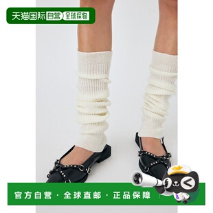 MO1164DW033268 日本直邮MOUSSY 腿套 LOOSE 米白色 RIB