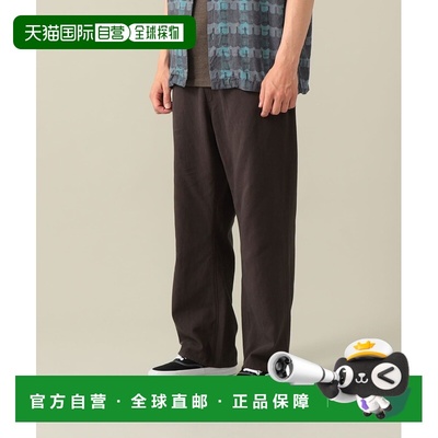 日本直邮Pilgrim Surf+Supply男装 直筒五袋棉麻斜纹裤 宽松自然