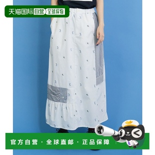 B1543RFS024 女士魔法时光拼接半身裙 1h可退 日本直邮FRAPBOIS