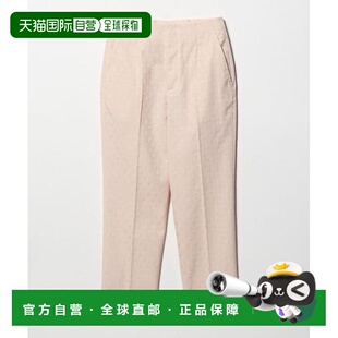 1h可退 日本直邮UNITED ARROWS 浮点圆点提花 修身 可机洗 裤子