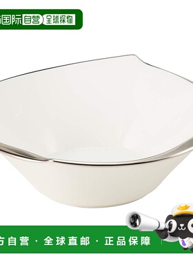 【日本直邮】NARUMI 碗盘 Forte 白金 16cm方形 50554-3459鸣海