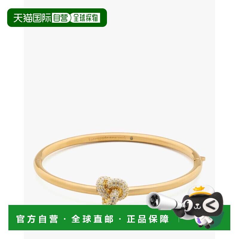 日本直邮kate spade new york Double Knot Pave Hinged手镯