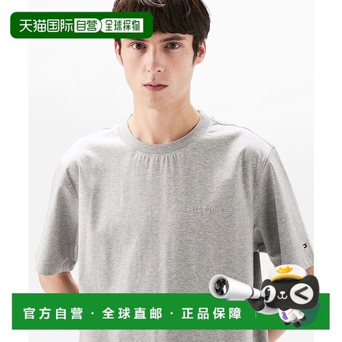 日本直邮TOMMY HILFIGER 交织字母浮雕T恤 [TO3203EM012433]