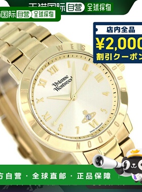 日本直邮vivienne westwood品牌通用款日韩腕表MM VV152GDGD