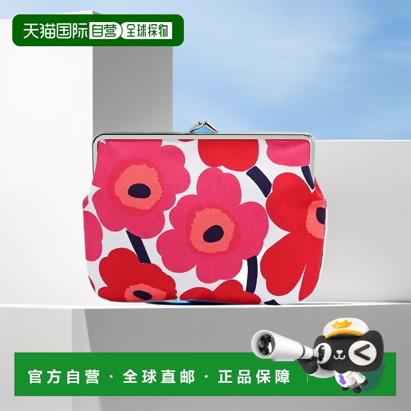 日本直邮Marimekko 口金包 小袋 小袋 化妆包 花 拉斯亚马特 0377