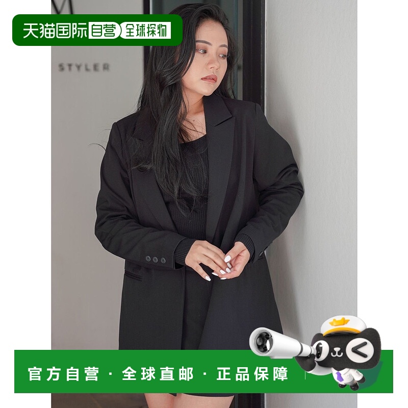 1h可退 日本直邮GYDA 女士双排扣长款西装外套 072510167501