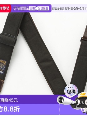 【日本直邮】依班娜简约电吉他电贝斯背带黑色DCS50-BK