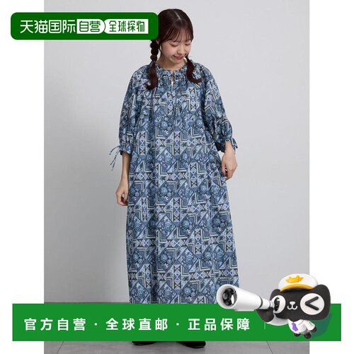 日本直邮TSUHARU by Samansa Mos2 女士 Maximalist印花连衣裙（+