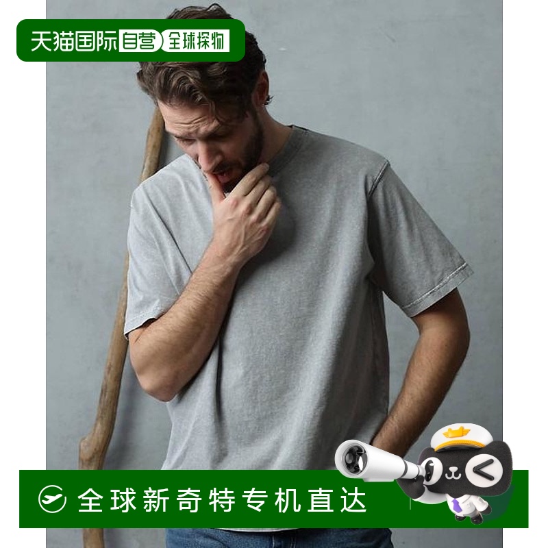 日本直邮COLONY 2139【paradigm】生物加工圆领褪色短袖 T恤针织