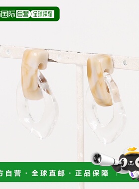 1h可退 日本直邮tood. 女士透明感造型耳环 2501033
