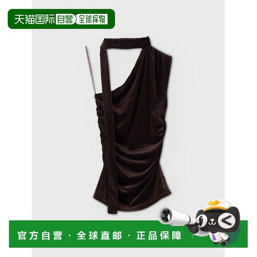 日本直邮eimy istoire 女装 丝绒垂坠感高领上衣 11264120590
