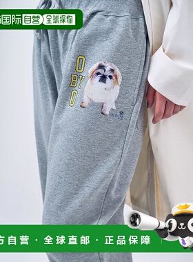 1h可退 日本直邮77circa 女装 90年代狗狗印花图案 棉质宽松运动