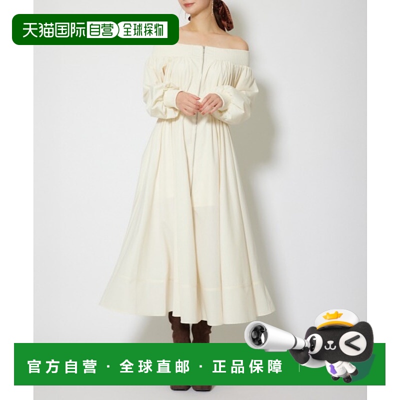 1h可退 日本直邮rienda 女装 MA-1设计感宽松连衣裙 半拉链袖口 1