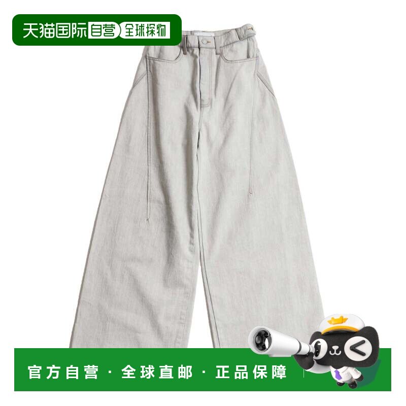 1h可退 日本直邮CONVERSE TOKYO 女士高腰阔腿牛仔裤 A2843FP393